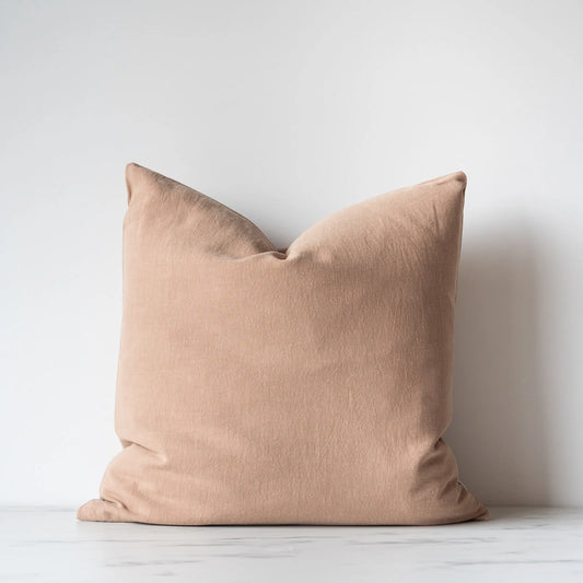 Latte Linen Pillow Cover