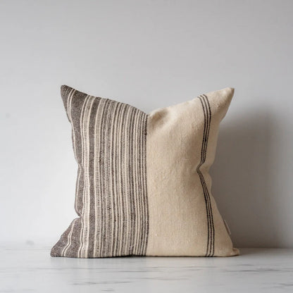 Cream Lucca Bhujodi Pillow Cover