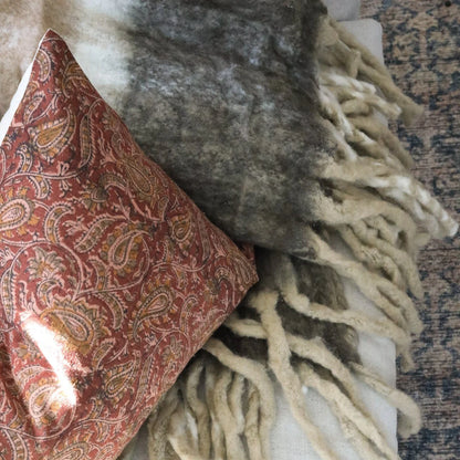Takata Block Print Pillow Cover